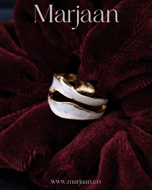 Lunar Wave Ring