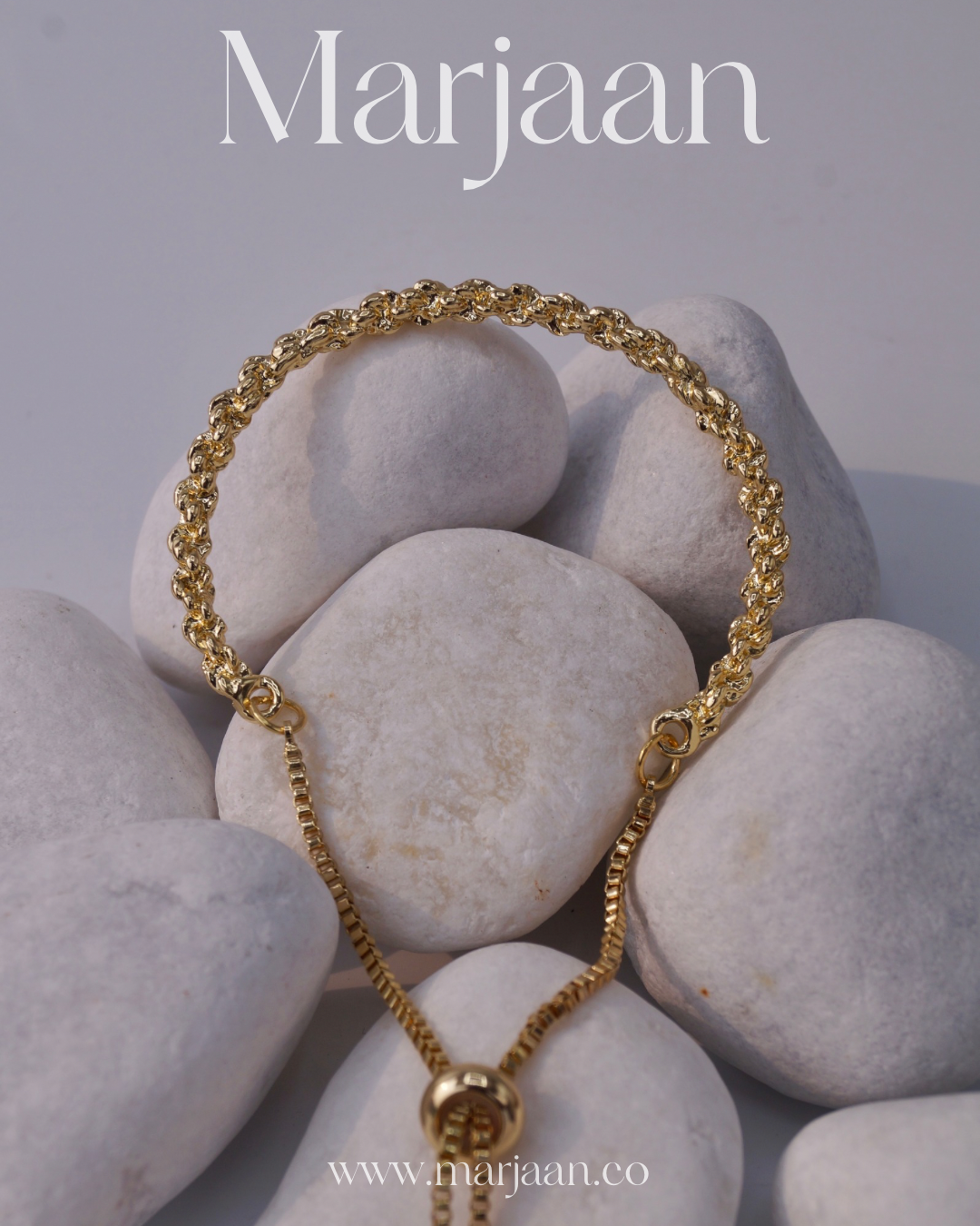 Aurum Twist Adjustable Bracelet