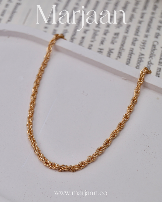Dainty twisted rope bracelet