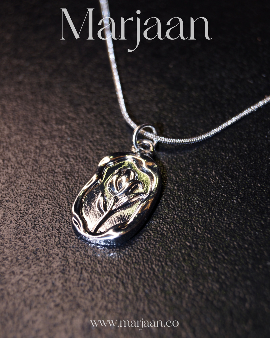 Silver Tulip Pendant