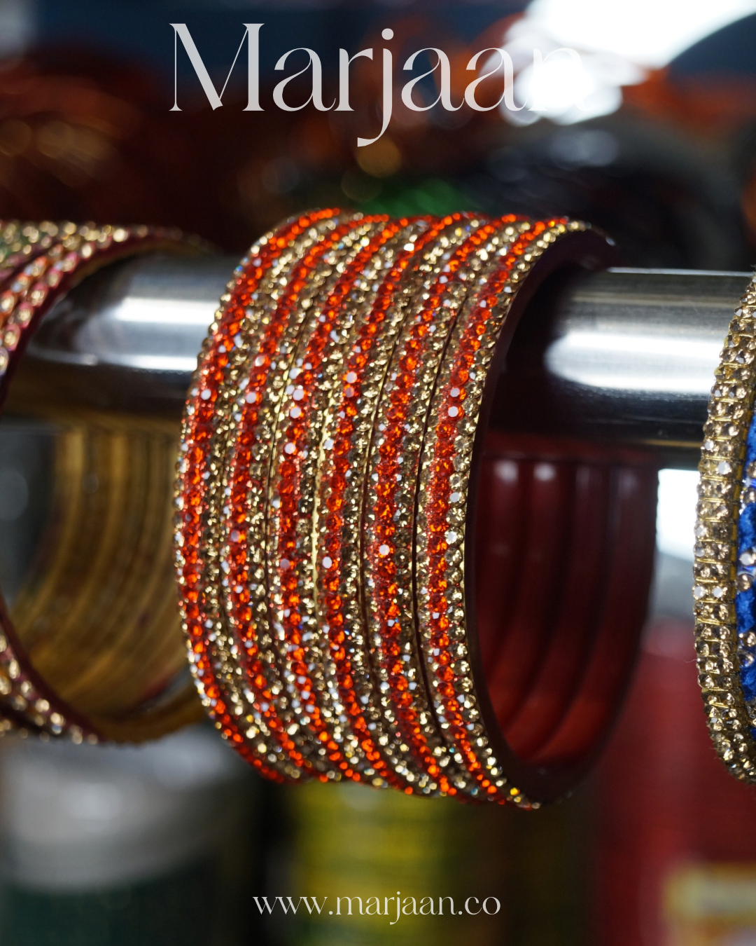 Red Golden Strips Set